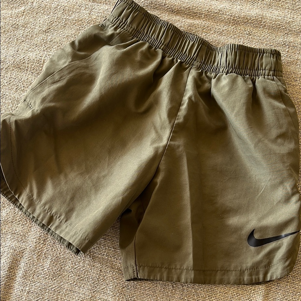 Nike Boys Olive Green Shorts